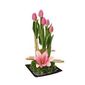 Centro de mesa con flor artificial tulipan